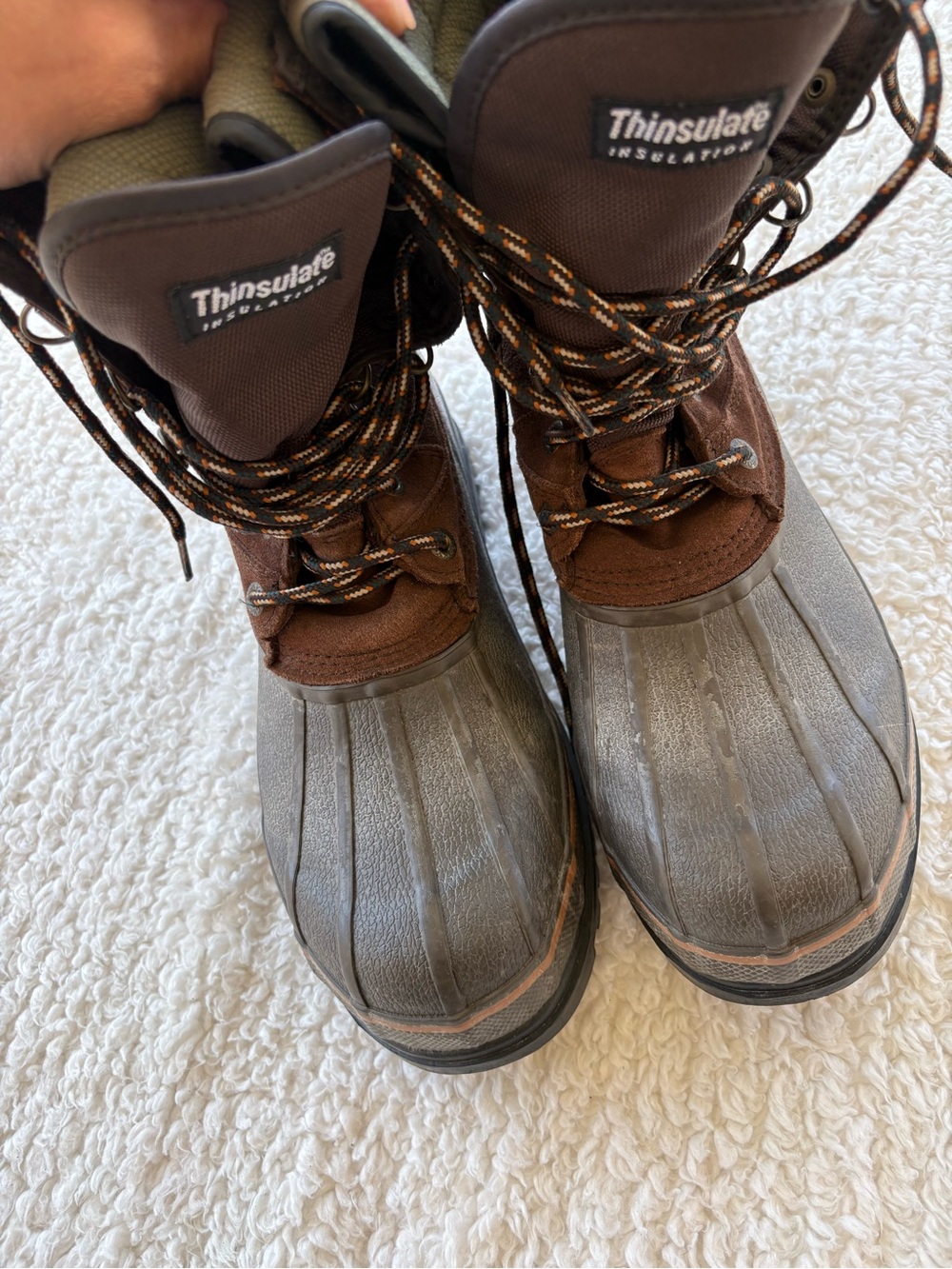 Rocky Thinsulate Insulated Brown Duck Boots